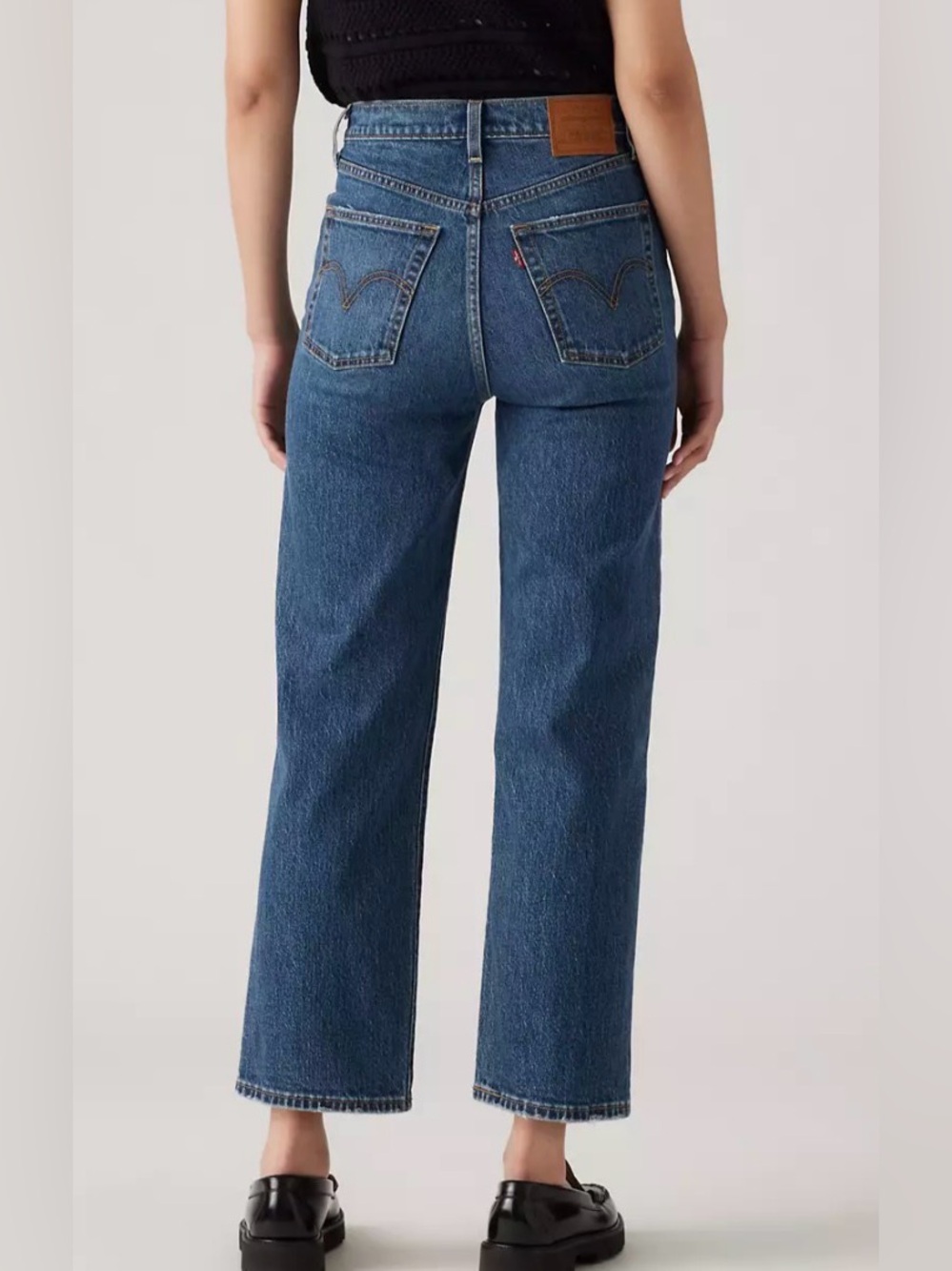 Levi’s Ribcage Straight Ankle Jeans Women’s Size 25 - Picture 2 of 14